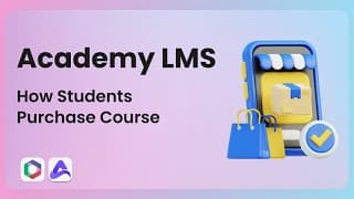 Students Course Purchase in Academy LMS (Version 6.1)