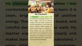 My Classroom – A Place to Learn & Grow 💖 | Learn English Story #learnenglish #englishshorts