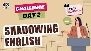 Shadowing English Speaking Practice | 5-Day English Speaking Challenge | Learn English