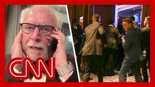 ‘Extremely frightening’: Wolf Blitzer sees gunman open fire a few feet away