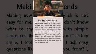 Making New Friends | Learn English Through Story #shorts #english #englishreading